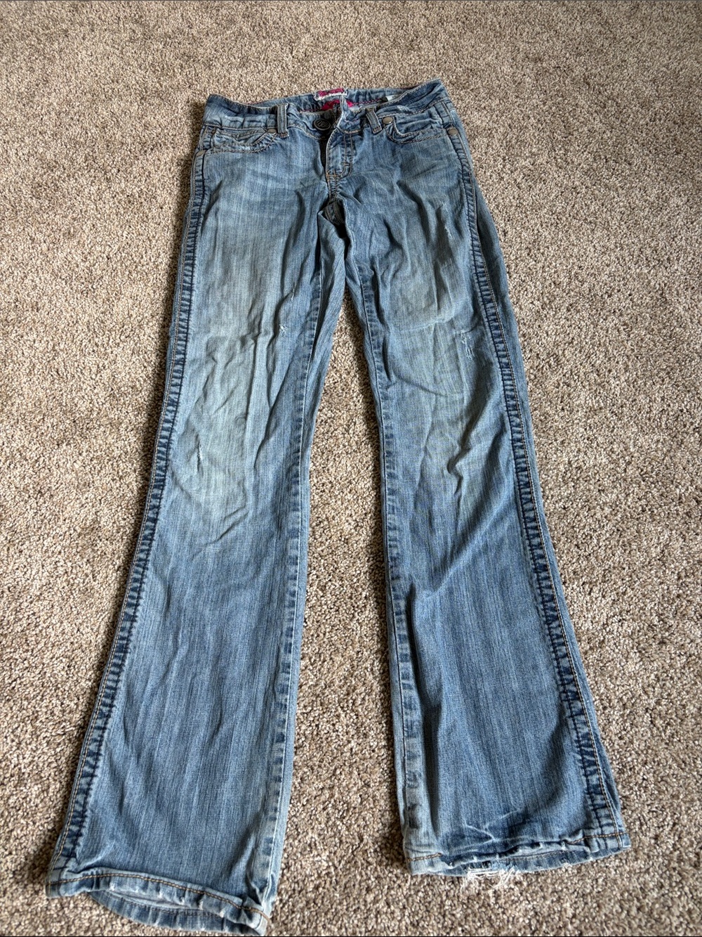Wrangler premium patch bootcut jeans